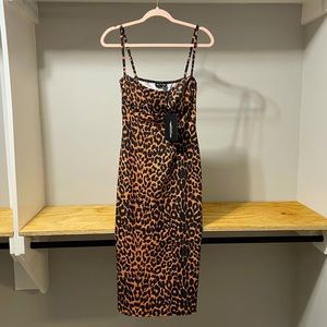 Leopard Print Dress (MIDI)